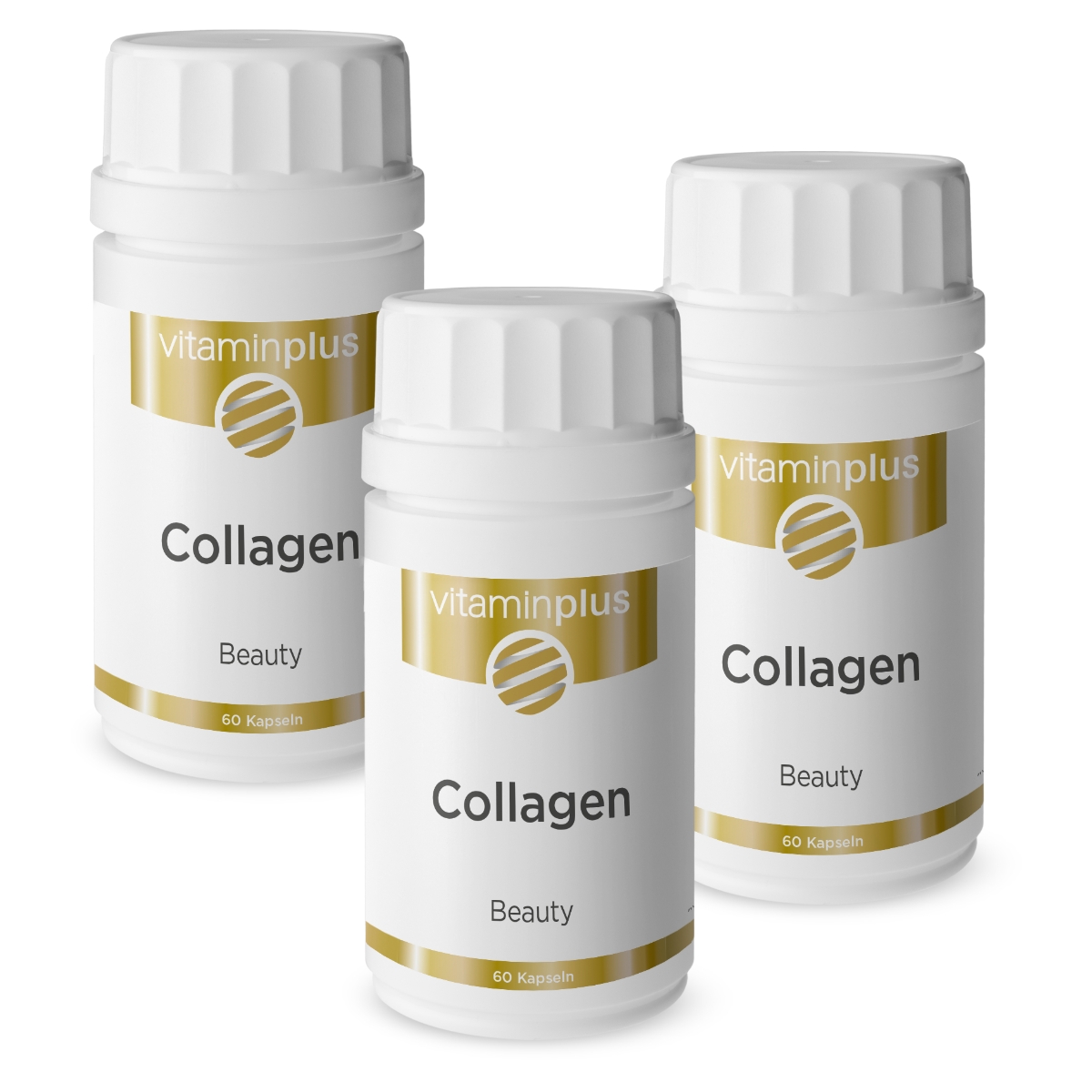 Vitaminplus Collagen Beauty Kapseln 3x 60 Stück Vitaminplus Collagen Beauty Kapseln 3x 60 Stück