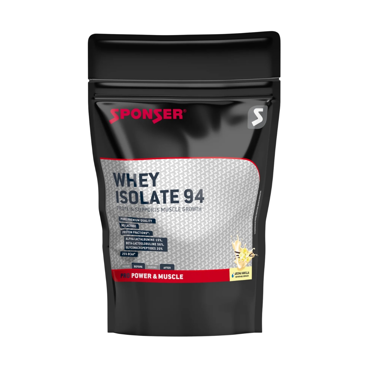 Sponser Whey Isolate 94 Vanilla Beutel 1500 g
