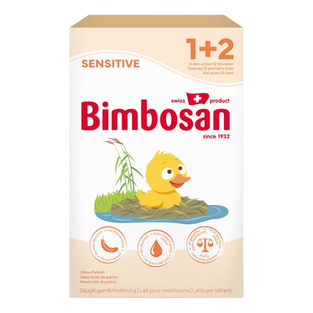 Bimbosan Sensitive 1 + 2 Säuglingsanfangsmilch Reiseportion 5 x 25 g