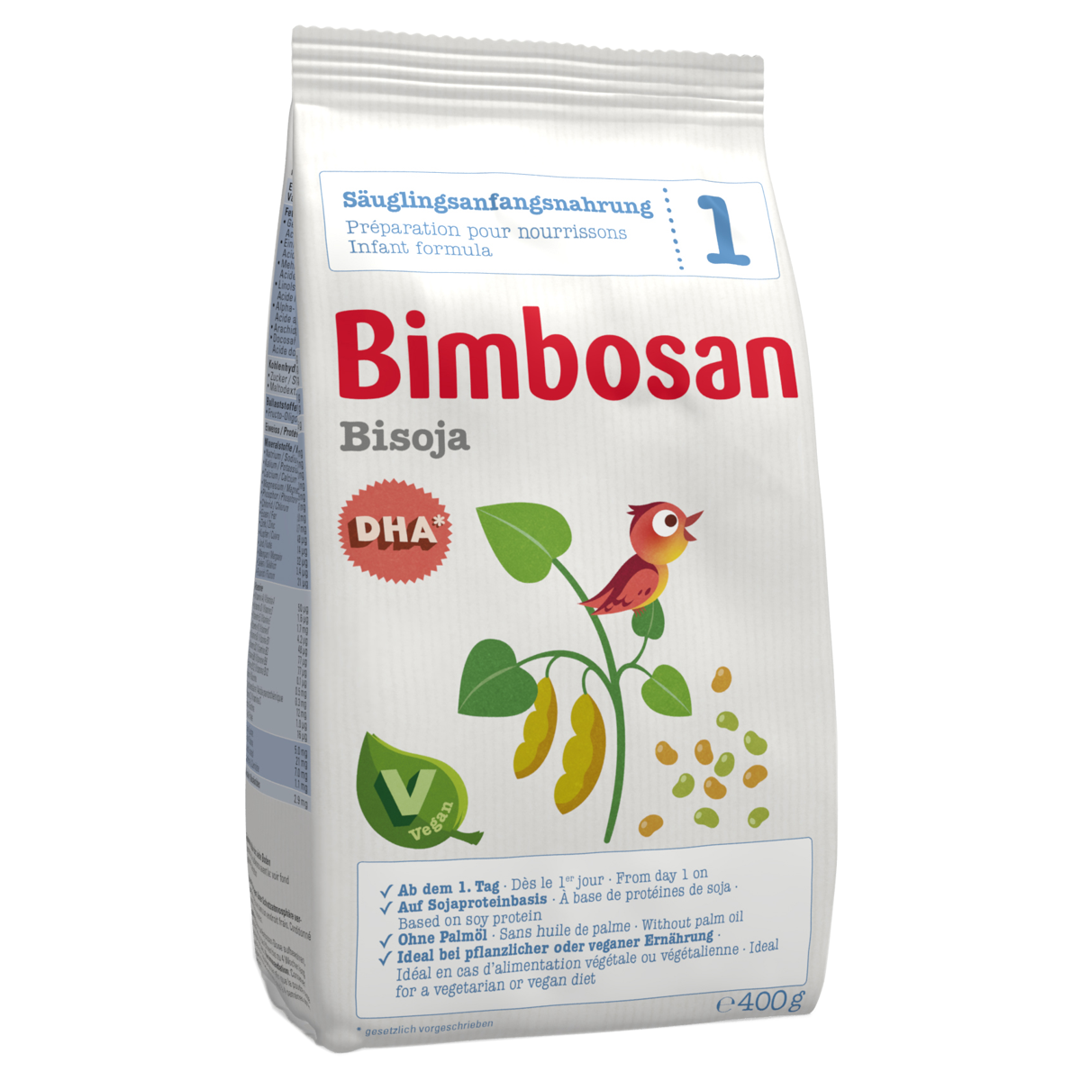 Bimbosan Bisoja 1 Säuglingsanfangsnahrung refill 400 g Bimbosan Bisoja 1 Säuglingsanfangsnahrung refill 400 g