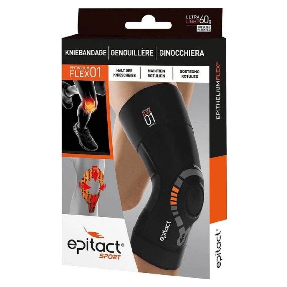 Epitact Physiostrap Sport Kniebandage S 35-38cm