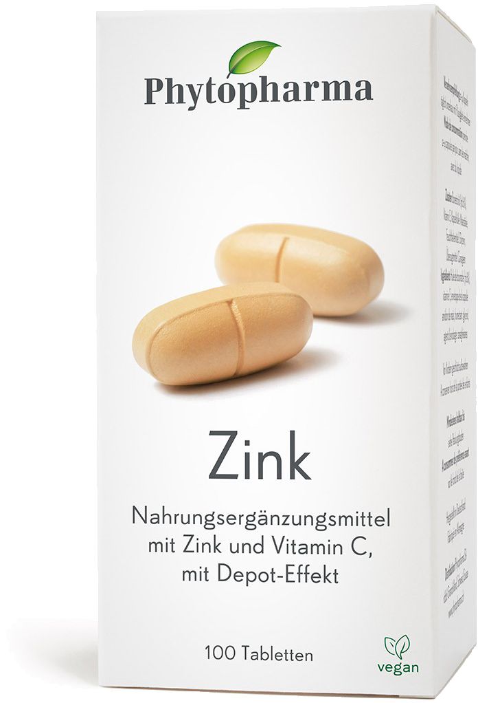 Phytopharma Zink 100 Tabletten Phytopharma Zink 100 Tabletten