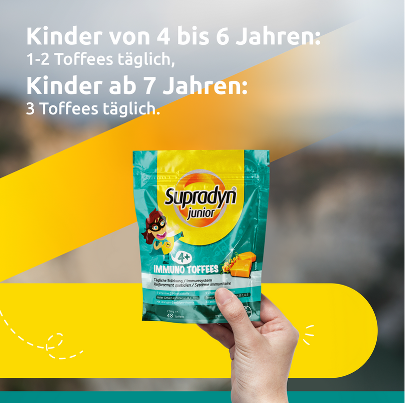 Supradyn junior immno Toffees Beutel 48 Stück Supradyn junior immno Toffees Beutel 48 Stück