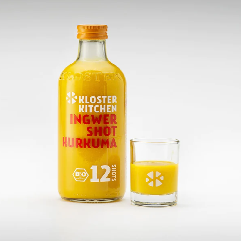 Kloster Kitchen Ingwer Shot Kurkuma Bio 3 x 360 ml Kloster Kitchen Ingwer Shot Kurkuma Bio 3 x 360 ml