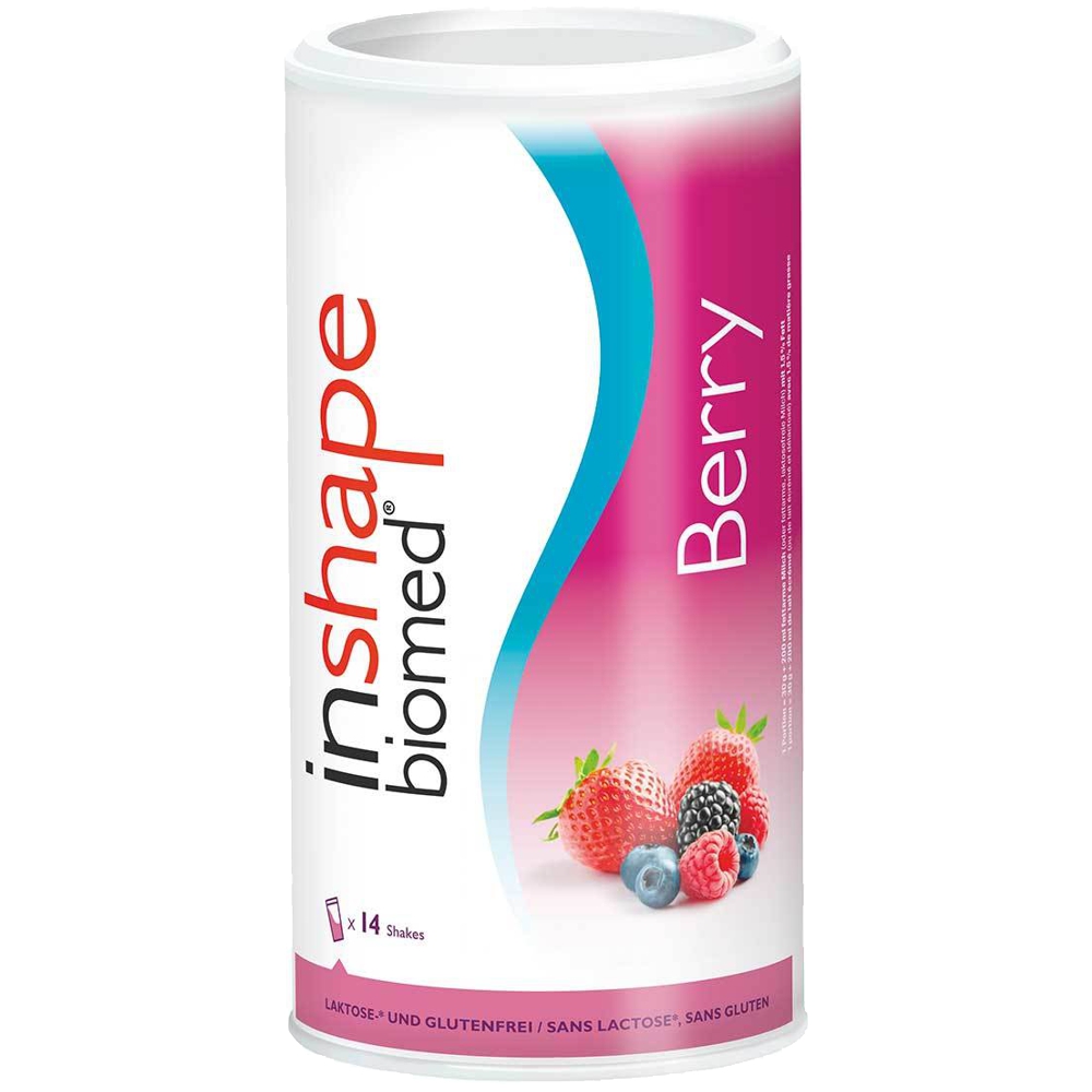INSHAPE Biomed Pulver Berry 420 g INSHAPE Biomed Pulver Berry 420 g