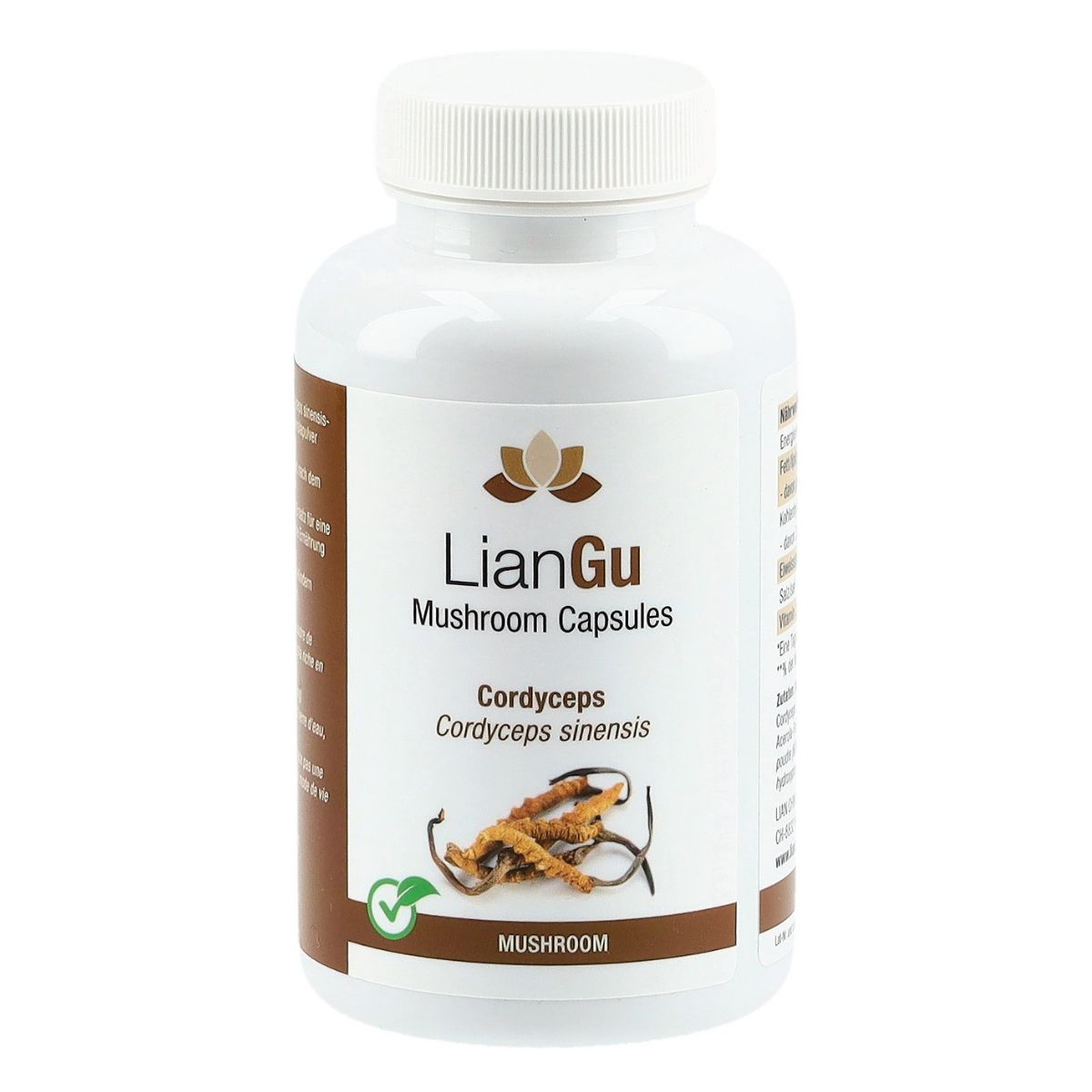 LianGu Cordyceps Mushrooms Kapseln 120 Stück