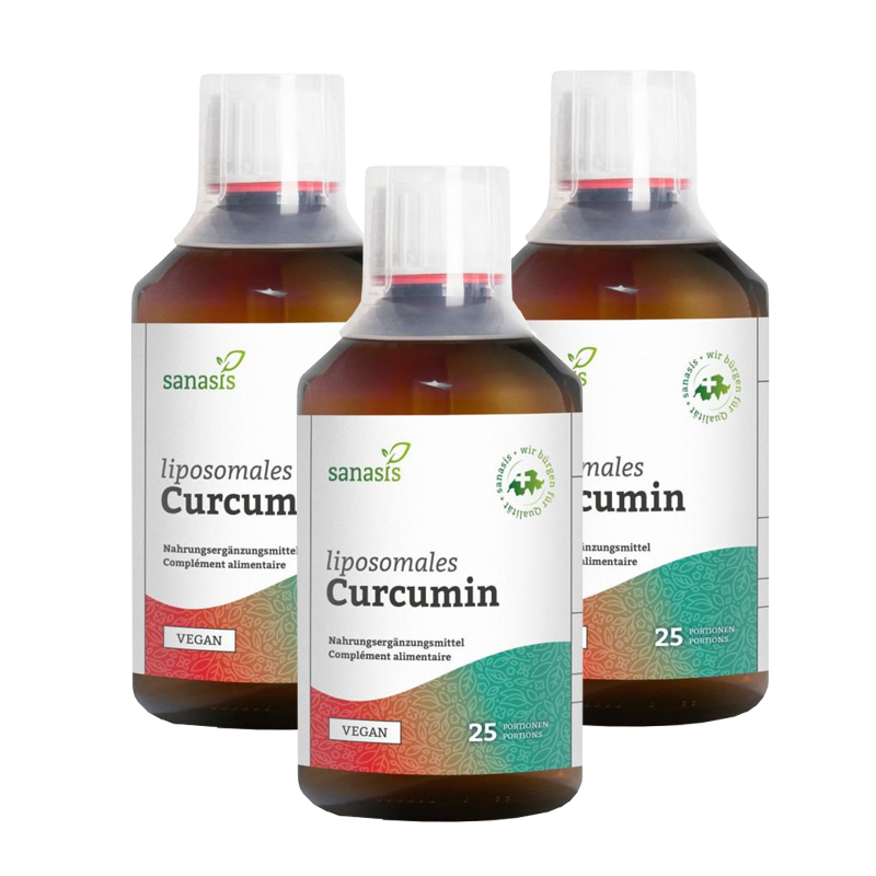 SANASIS Curcumin liposomal 3 x 250 ml