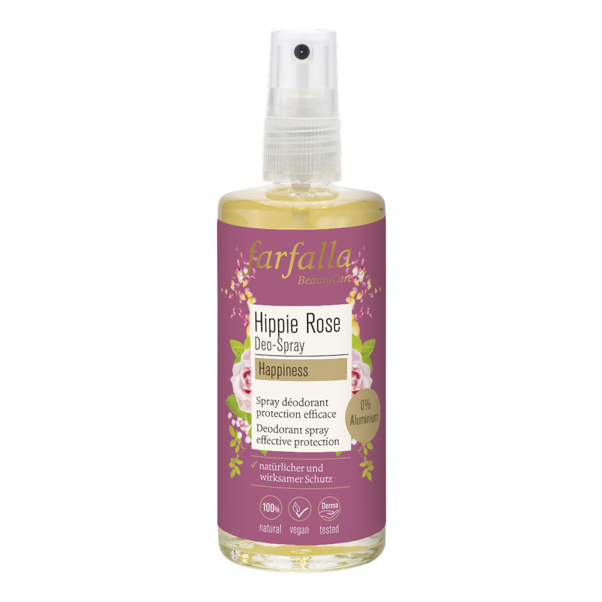 FARFALLA Deo-Spray Hippie rose 100 ml FARFALLA Deo-Spray Hippie rose 100 ml