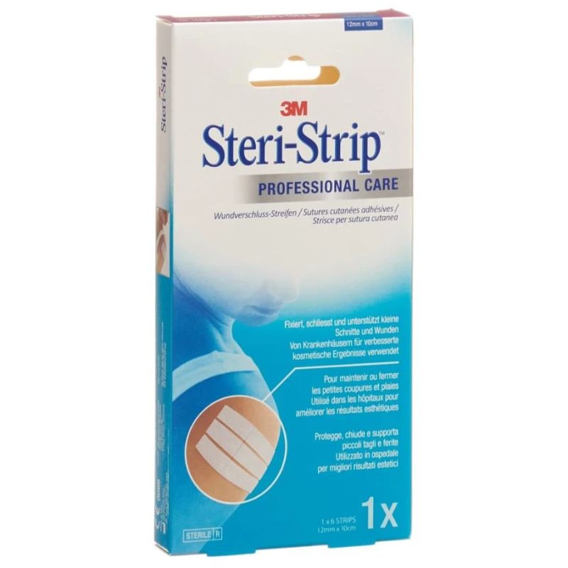 3M STERI STRIP 12x100mm weiss verstärkt 6 Stück