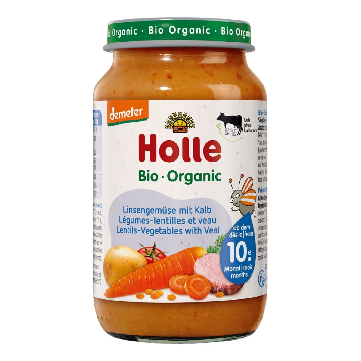 Holle Linsengemüse mit Kalb 220 g