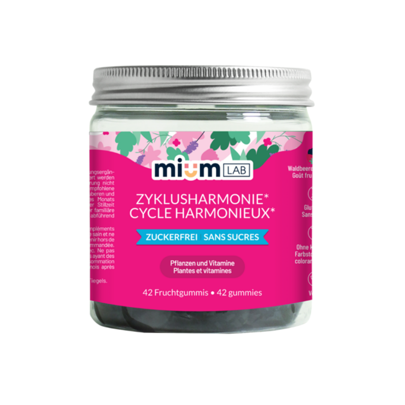 Miumlab Gummies Zyklusharmonie 42 Stück Miumlab Gummies Zyklusharmonie 42 Stück