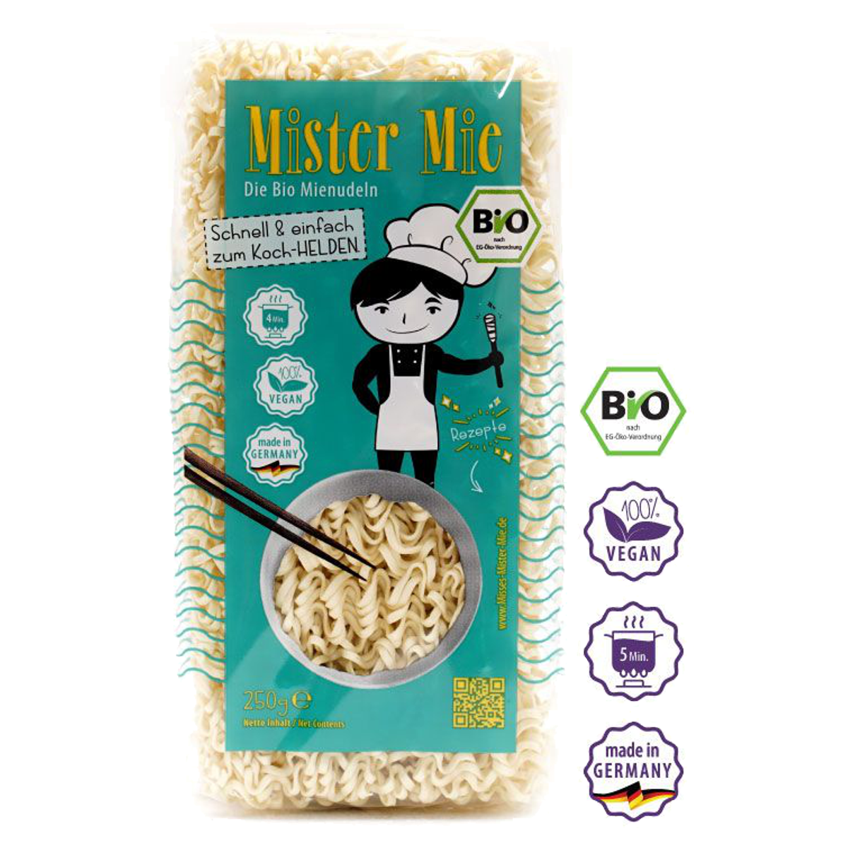 Misses & Mister Mie Nudeln classic 250 g Misses & Mister Mie Nudeln classic 250 g
