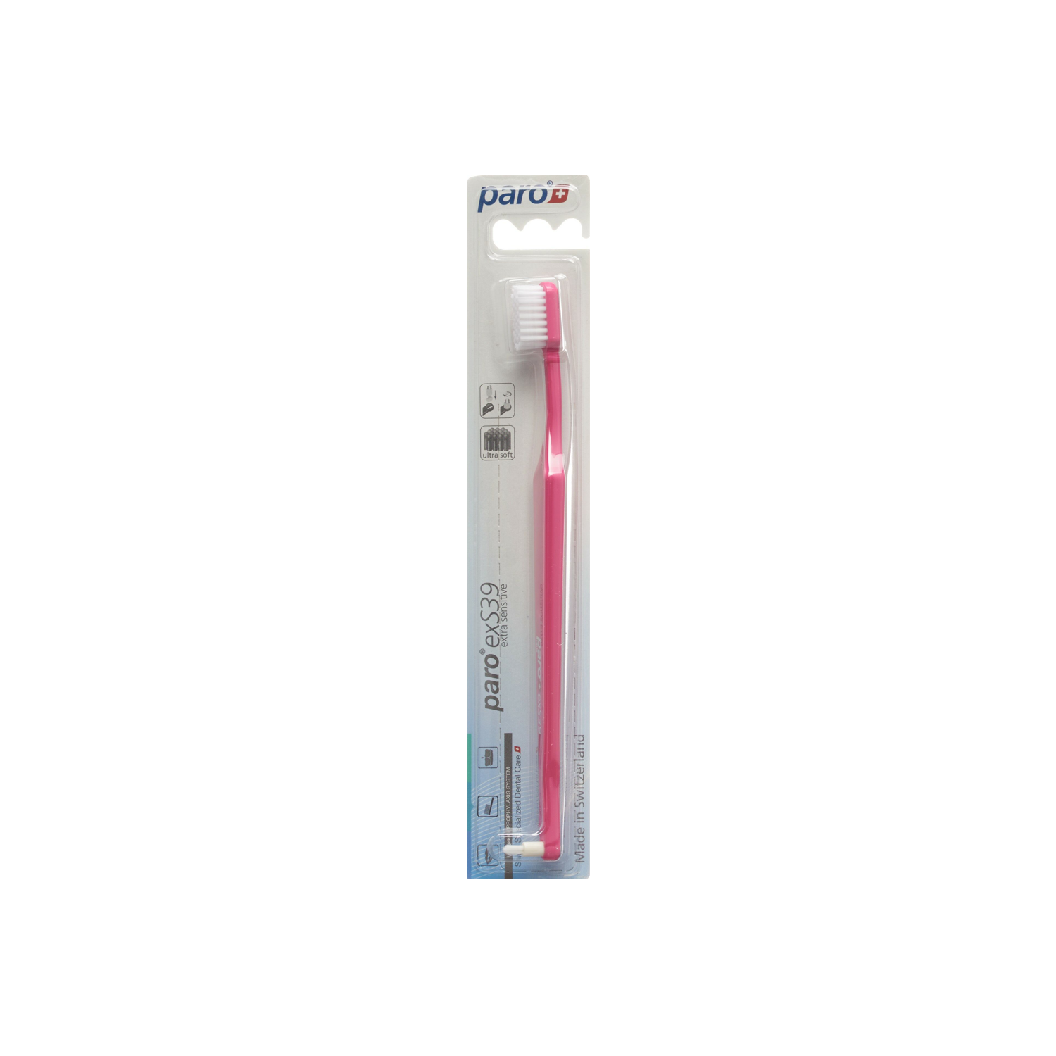 Paro Zahnbürste exS39 extra sensitiv mit interspace Brush F
