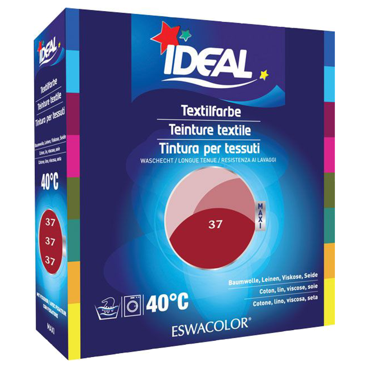 IDEAL MAXI Baumwolle Color No37 hermesrot