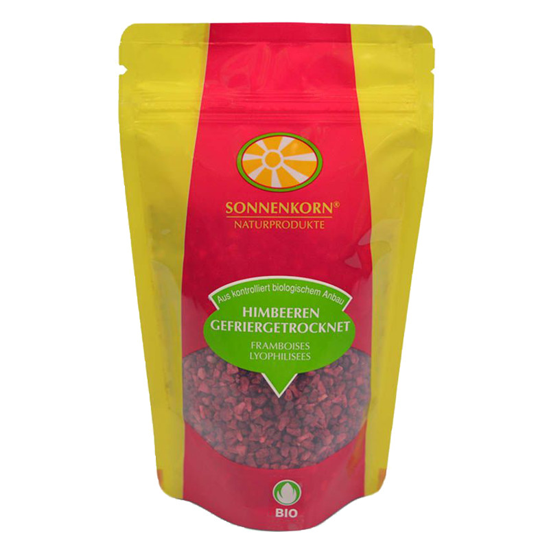 SONNENKORN Himbeeren gefriergetrocknet Bio Knospe 40 g SONNENKORN Himbeeren gefriergetrocknet Bio Knospe 40 g