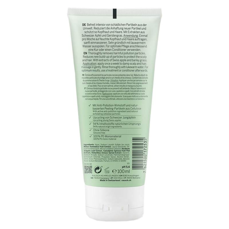Rausch Anti-Pollution-Peel-Shampoo mit Schweizer Apfel  Rausch Anti-Pollution-Peel-Shampoo mit Schweizer Apfel