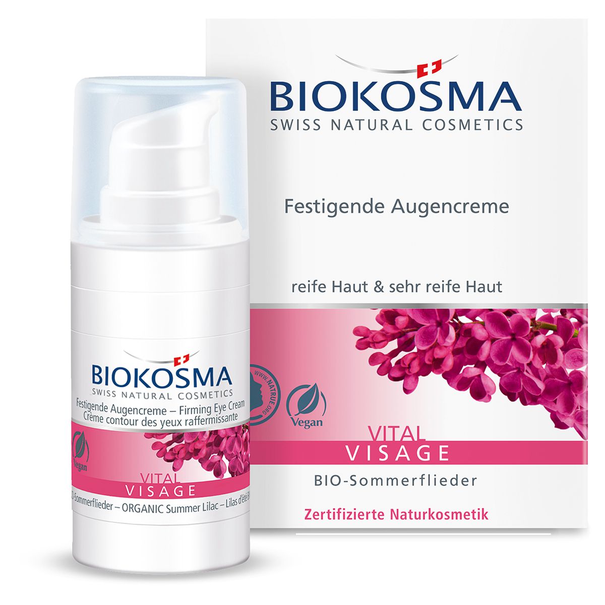 BIOKOSMA Vital Visage festigende Augencreme 15 ml
