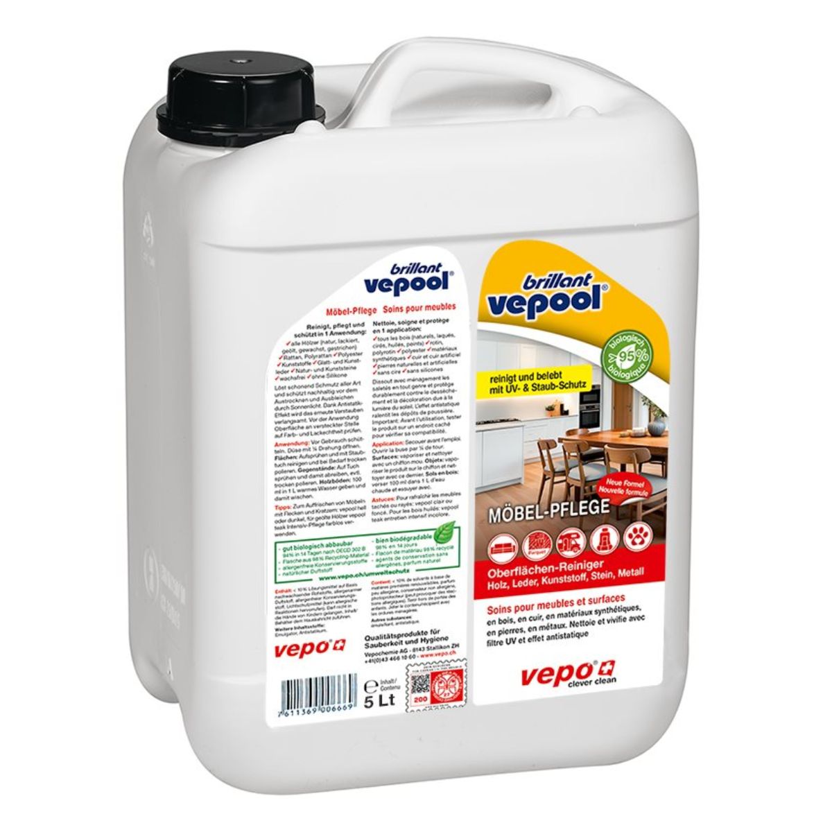 Vepool Brillant Möbelpflege Spray 5 L