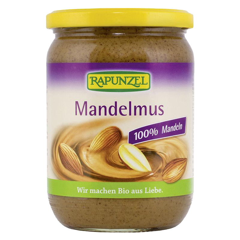 Rapunzel Mandelmus Bio braun Glas 500 g Rapunzel Mandelmus Bio braun Glas 500 g