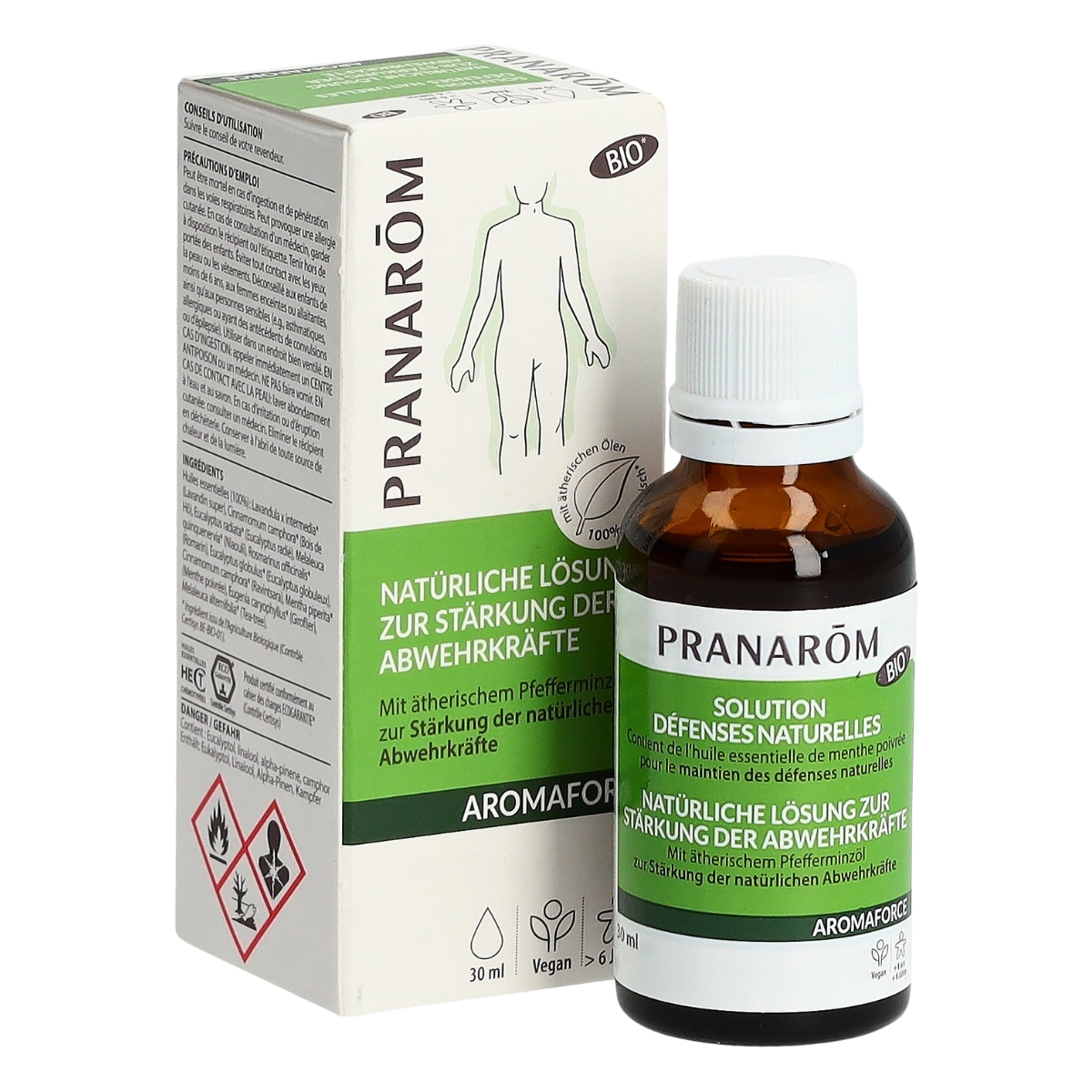 Image of Pranarom Aromaforce Natürliche Lösung Abwehrkräfte Bio 30 ml