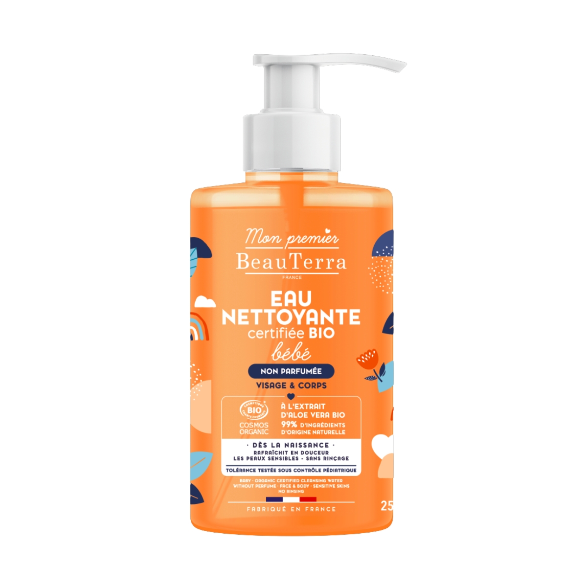 BeauTerra Baby Mizellenwasser ohne Parfum Bio 750 ml