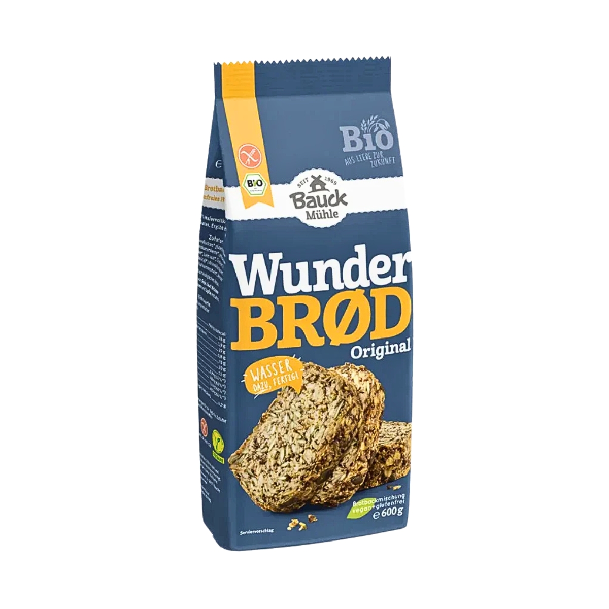 BAUCKHOF Brotbackmischung Wunderbrot glutenfrei 600 g