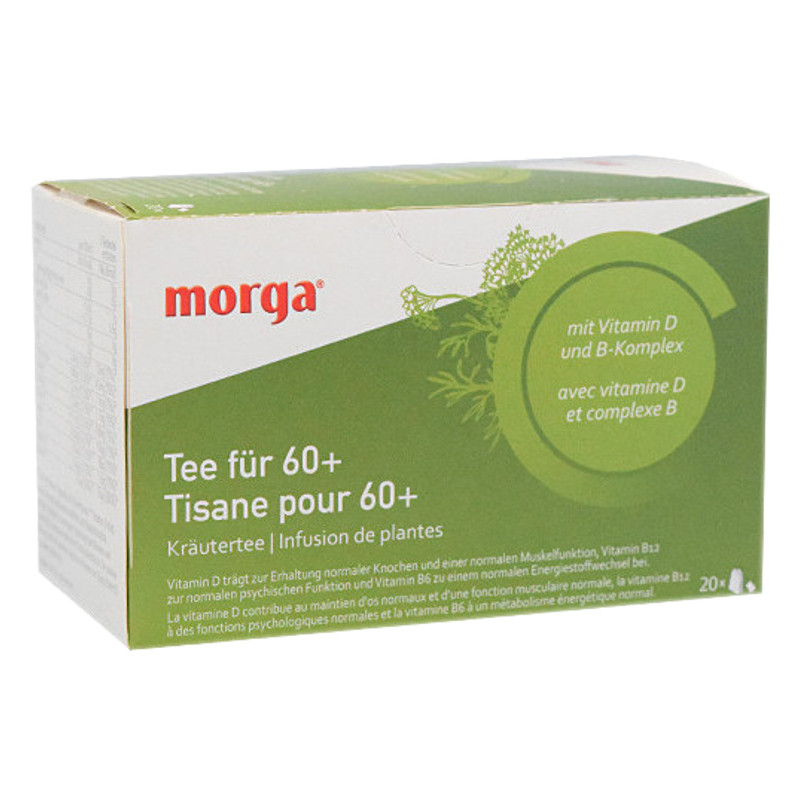 Morga Tee für 60+ mit Hülle Beutel 20 Stück Morga Tee für 60+ mit Hülle Beutel 20 Stück