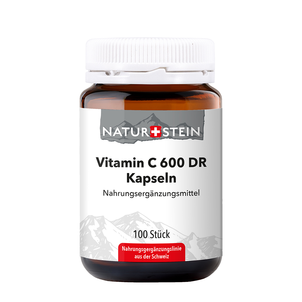 Naturstein Vitamin C 600 DR Kapseln 100 Stück Naturstein Vitamin C 600 DR Kapseln 100 Stück