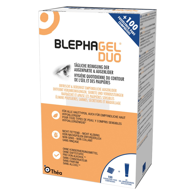 Blephagel Duo Gel 30 g + 100 Pads Blephagel Duo Gel 30 g + 100 Pads