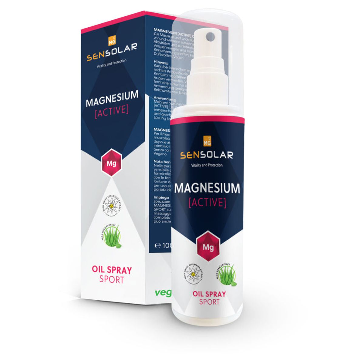 Sensolar Magnesium Active Oil Spray Sport 100 ml Sensolar Magnesium Active Oil Spray Sport 100 ml