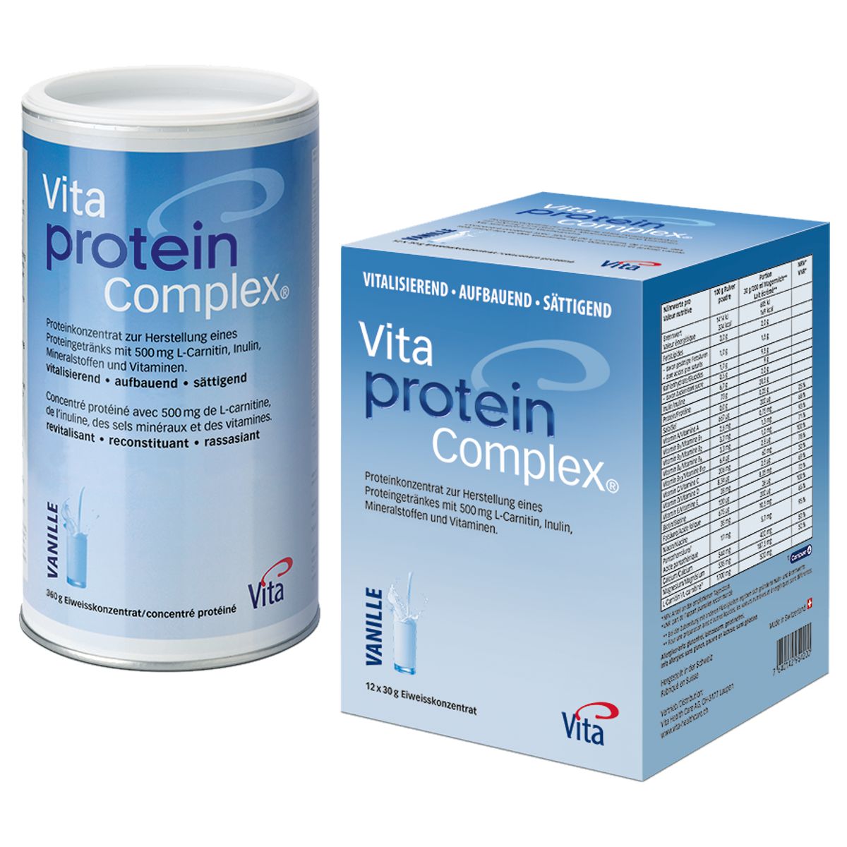 Vita Protein Complex Pulver Dose mit 360 g Vita Protein Complex Pulver Dose mit 360 g