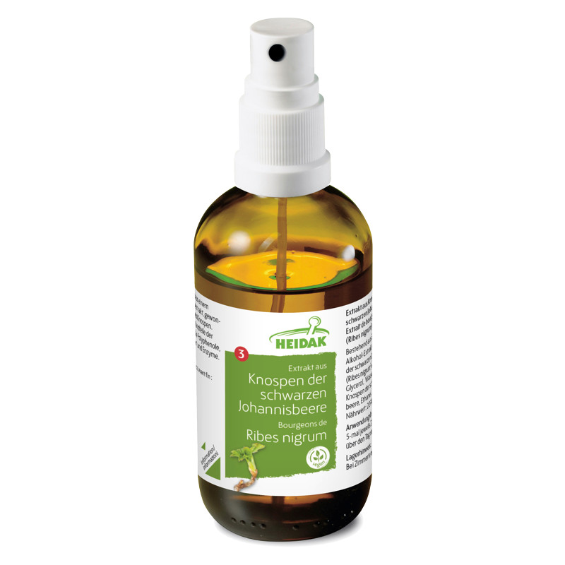 Heidak Knospe schwarze Johannisbeere Ribes nigrum Flasche 30 ml Heidak Knospe schwarze Johannisbeere Ribes nigrum Flasche 30 ml