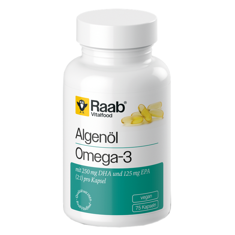 Raab Algenöl Omega-3 Kapseln 30 Stück Raab Algenöl Omega-3 Kapseln 30 Stück