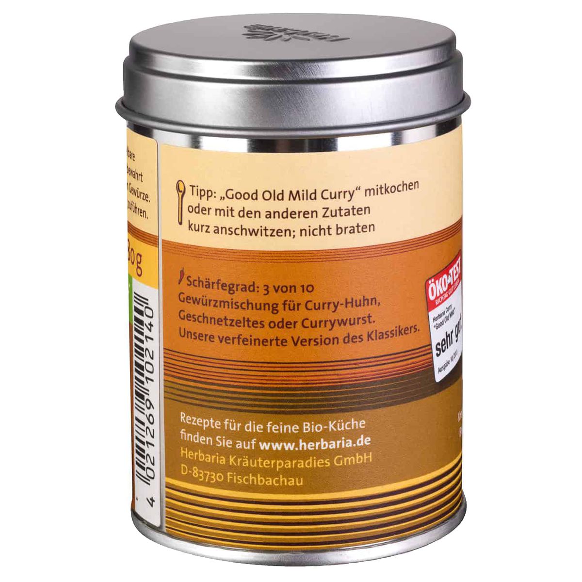 Herbaria Good Old Mild Curry Bio 80 g Herbaria Good Old Mild Curry Bio 80 g