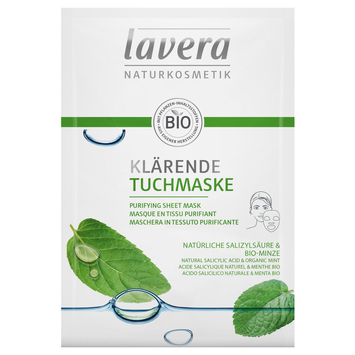 Lavera Tuchmaske klärend Beutel Lavera Tuchmaske klärend Beutel
