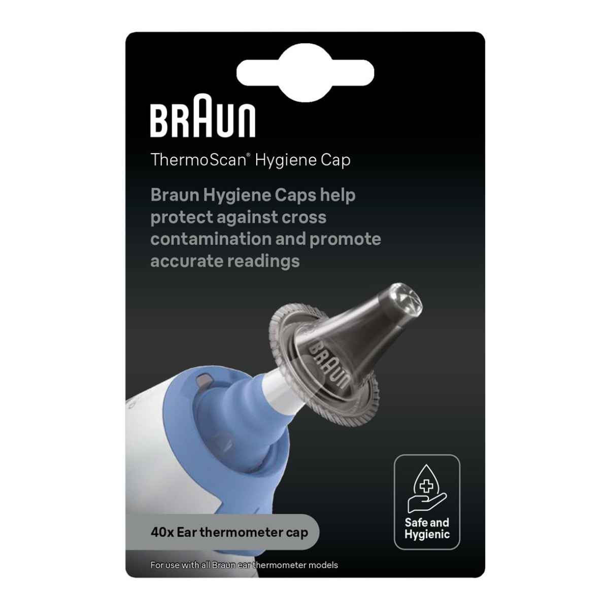BRAUN ThermoScan Ersatz-Schutzkappen LF40EULA 40 Stück