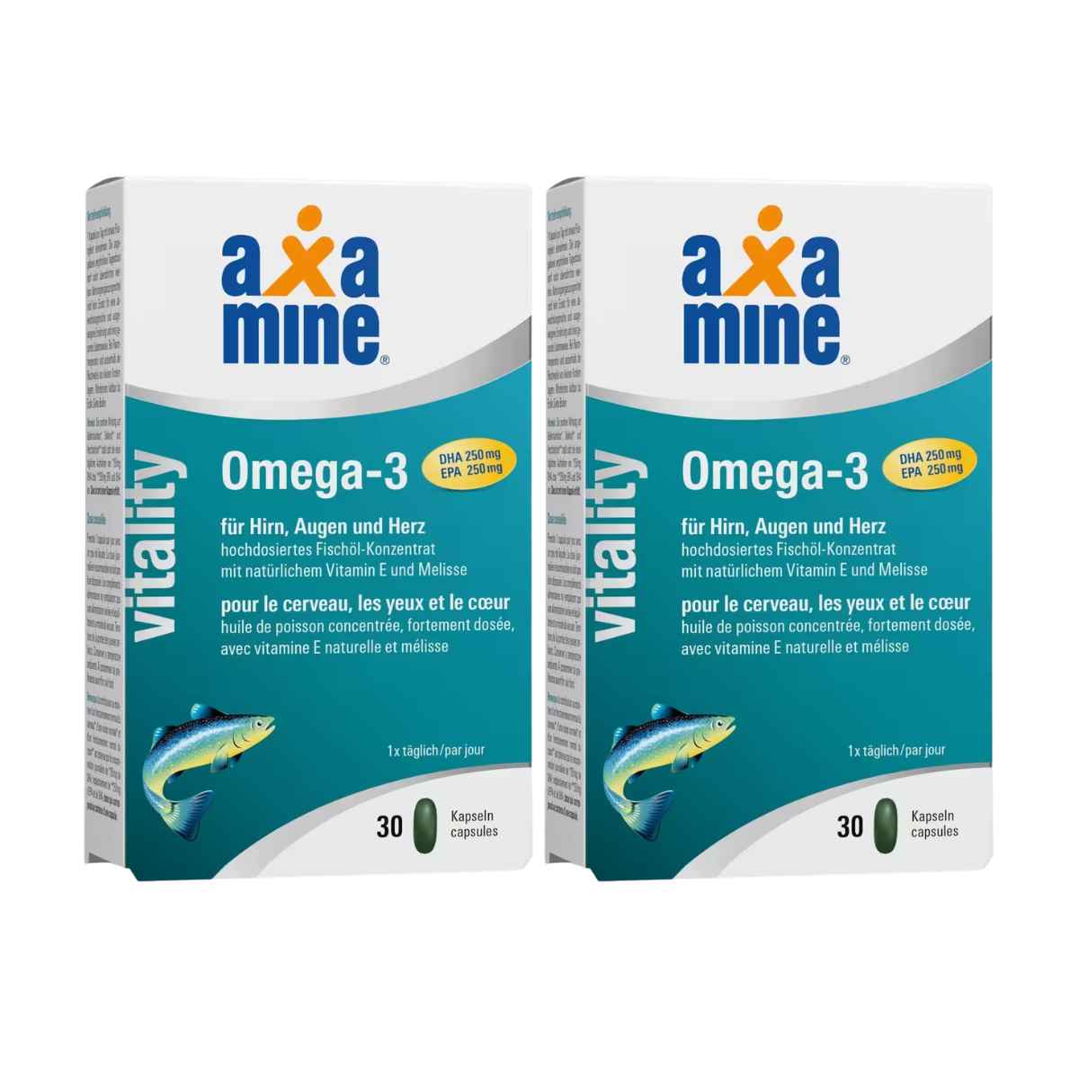 Axamine Oméga-3 gélules 3x 30 pièces