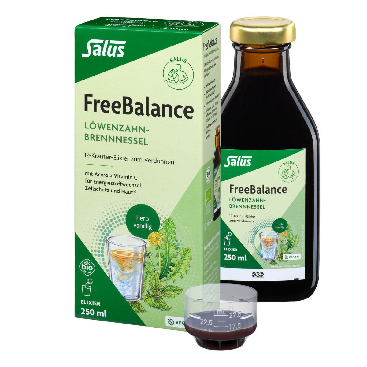 Salus FreeBalance Löwenzahn-Brennnessel Elixier Bio 250 ml