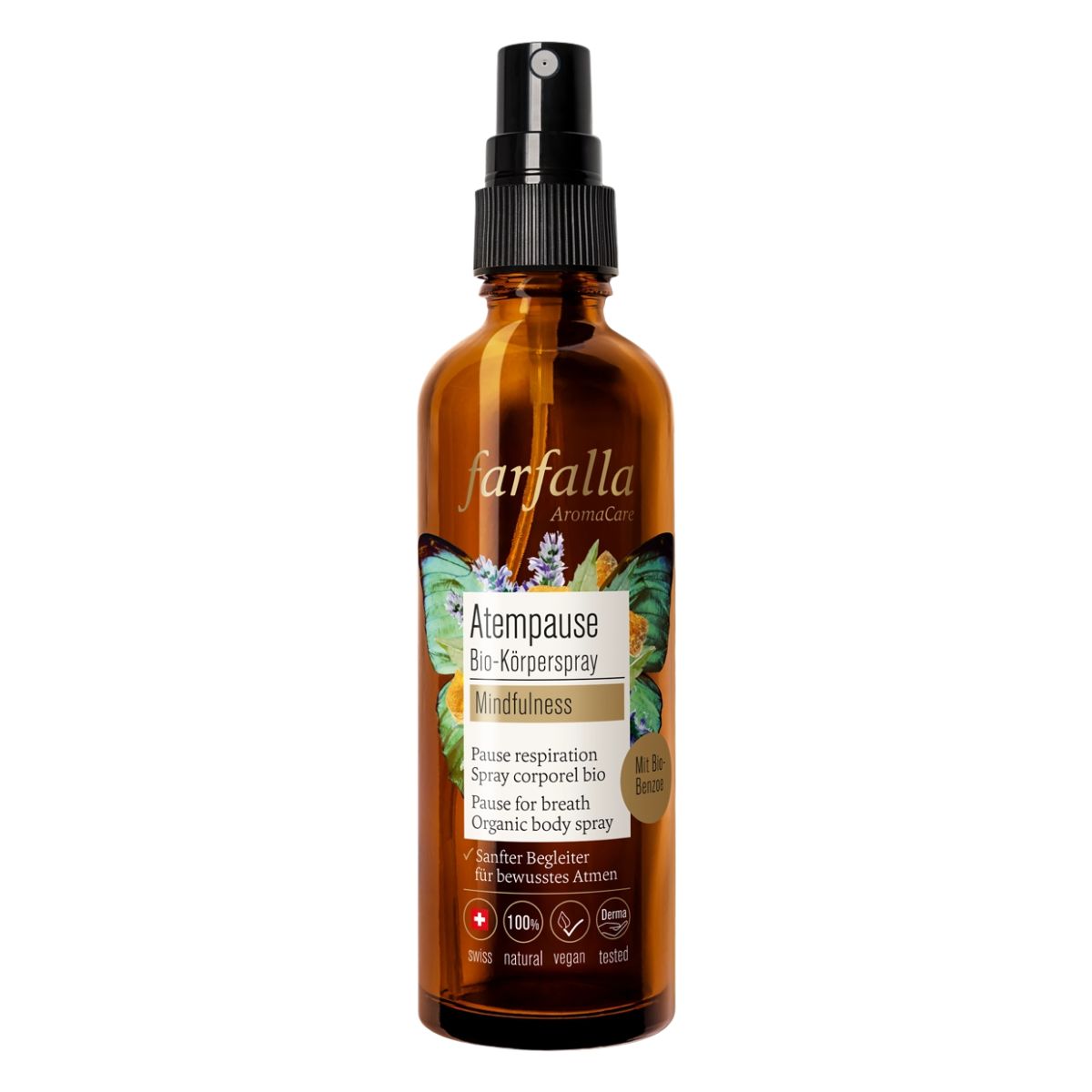 Farfalla Bio-Körperspray Atempause 75 ml 