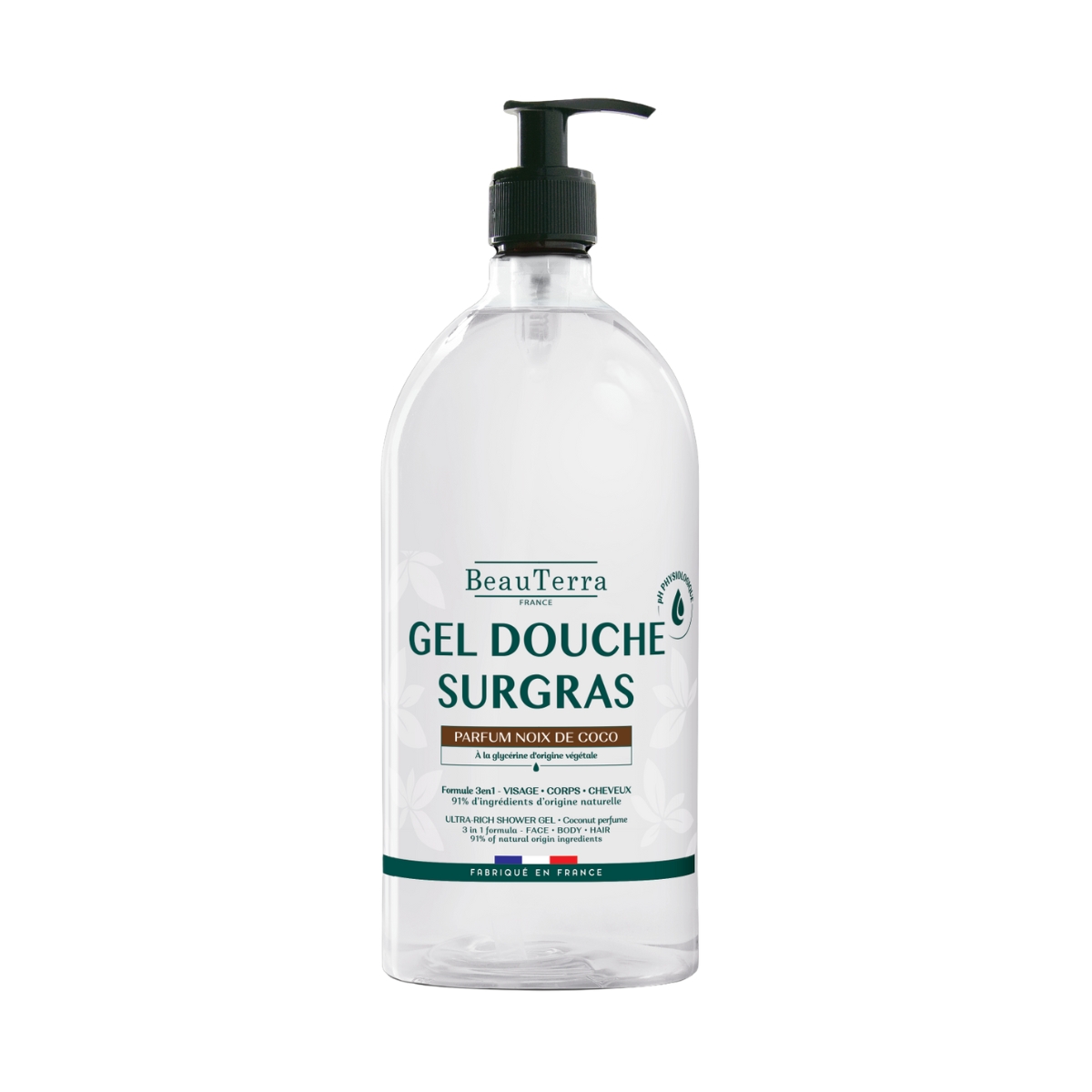BeauTerra Duschgel reichhaltig Kokos 1000 ml