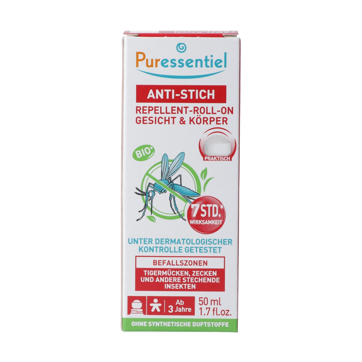 Puressentiel Anti-Stich Abwehr Roll-On Bio 50 ml