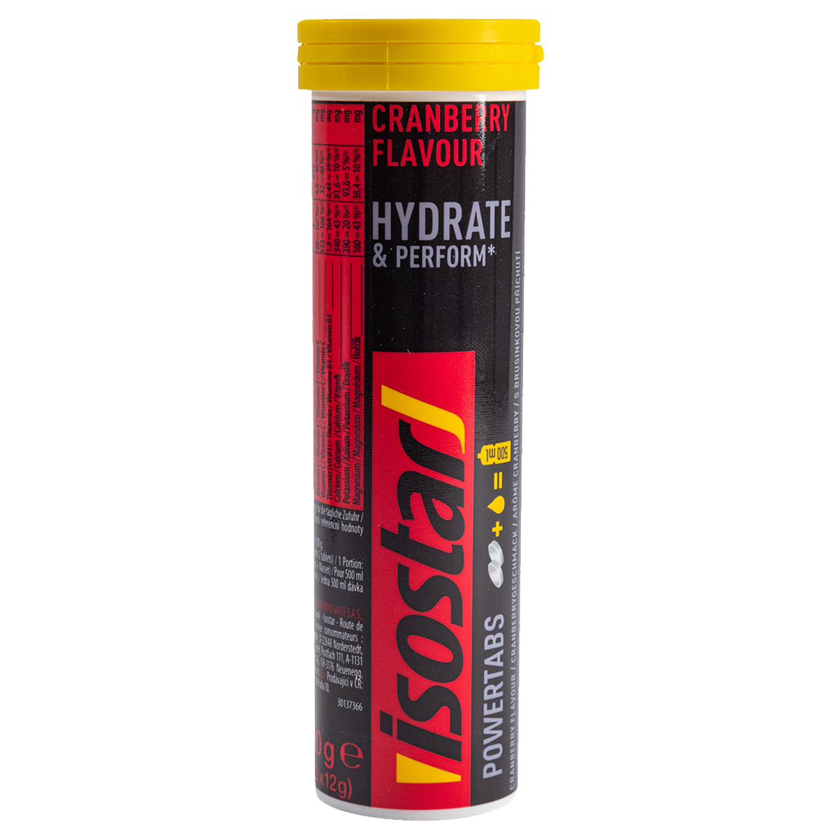 ISOSTAR Power Tabs Cranberry 10 Stück ISOSTAR Power Tabs Cranberry 10 Stück