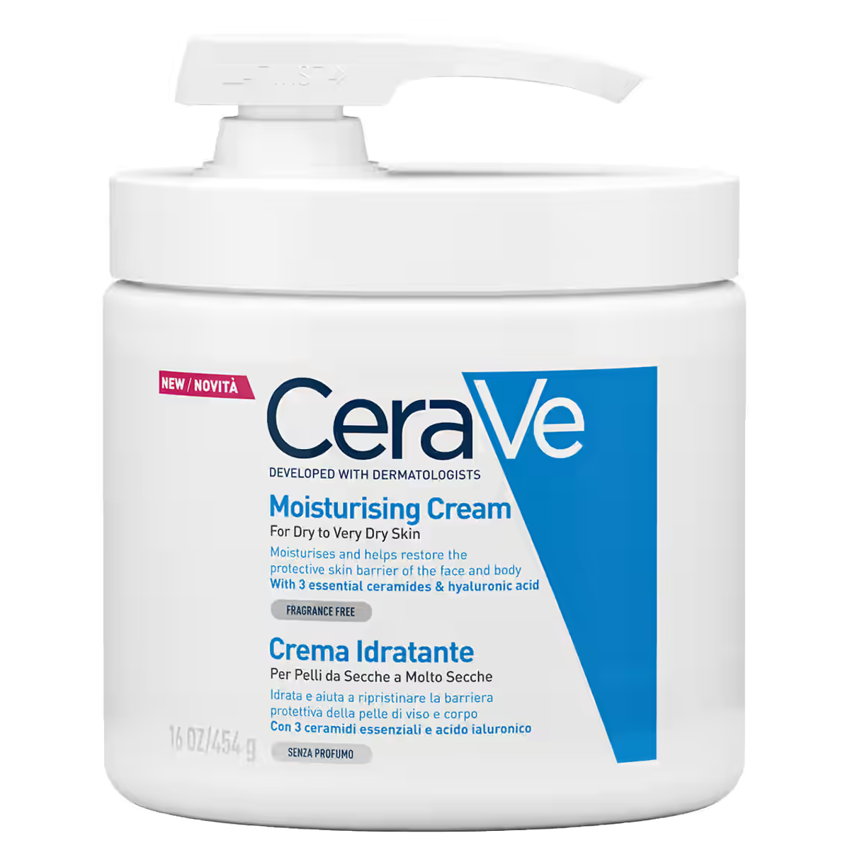 CeraVe Feuchtigkeitscreme Dispenser 454 g CeraVe Feuchtigkeitscreme Dispenser 454 g