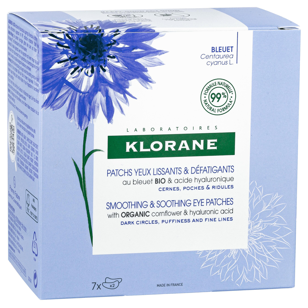 Klorane Bleuet Pad Augenregion 7 x 2 Stück Klorane Bleuet Pad Augenregion 7 x 2 Stück