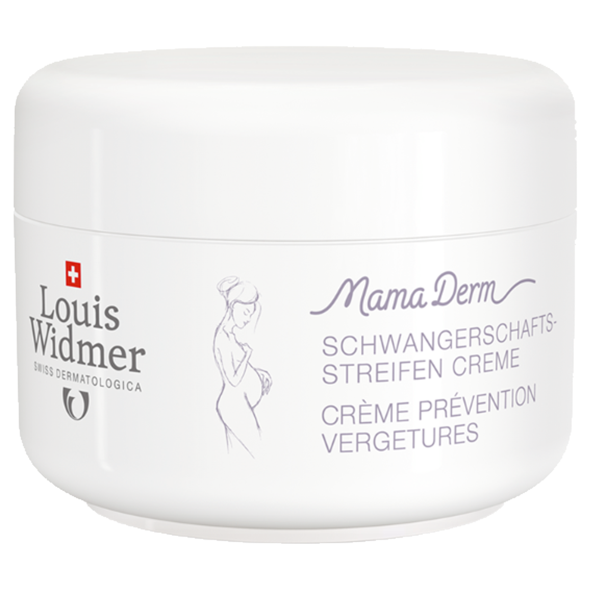 Louis Widmer MamaDerm Schwangerschaftsstreifen Creme Parfümiert 250 ml Louis Widmer MamaDerm Schwangerschaftsstreifen Creme Parfümiert 250 ml