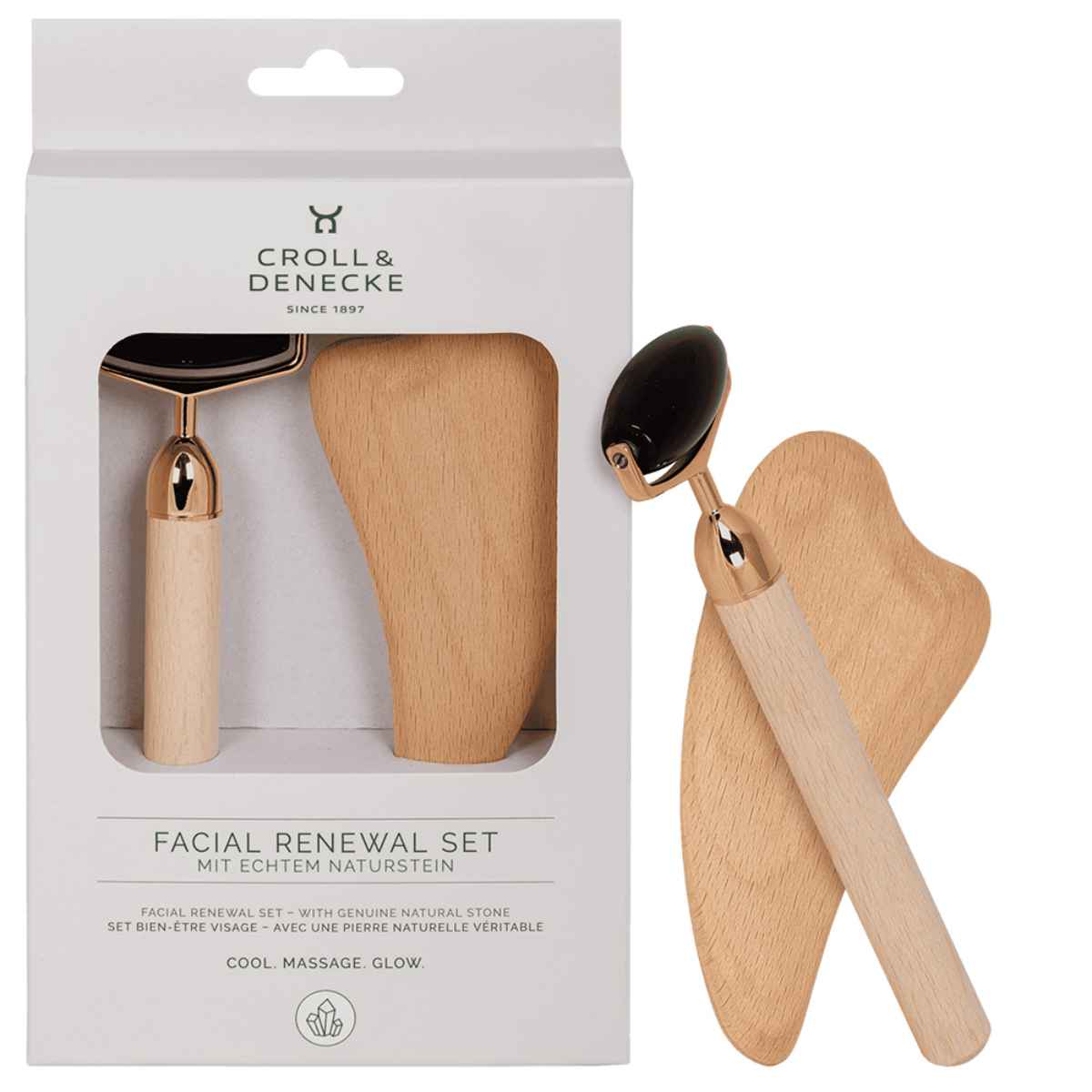 C&D 40109 Facial Renewal Set mit echtem Naturstein