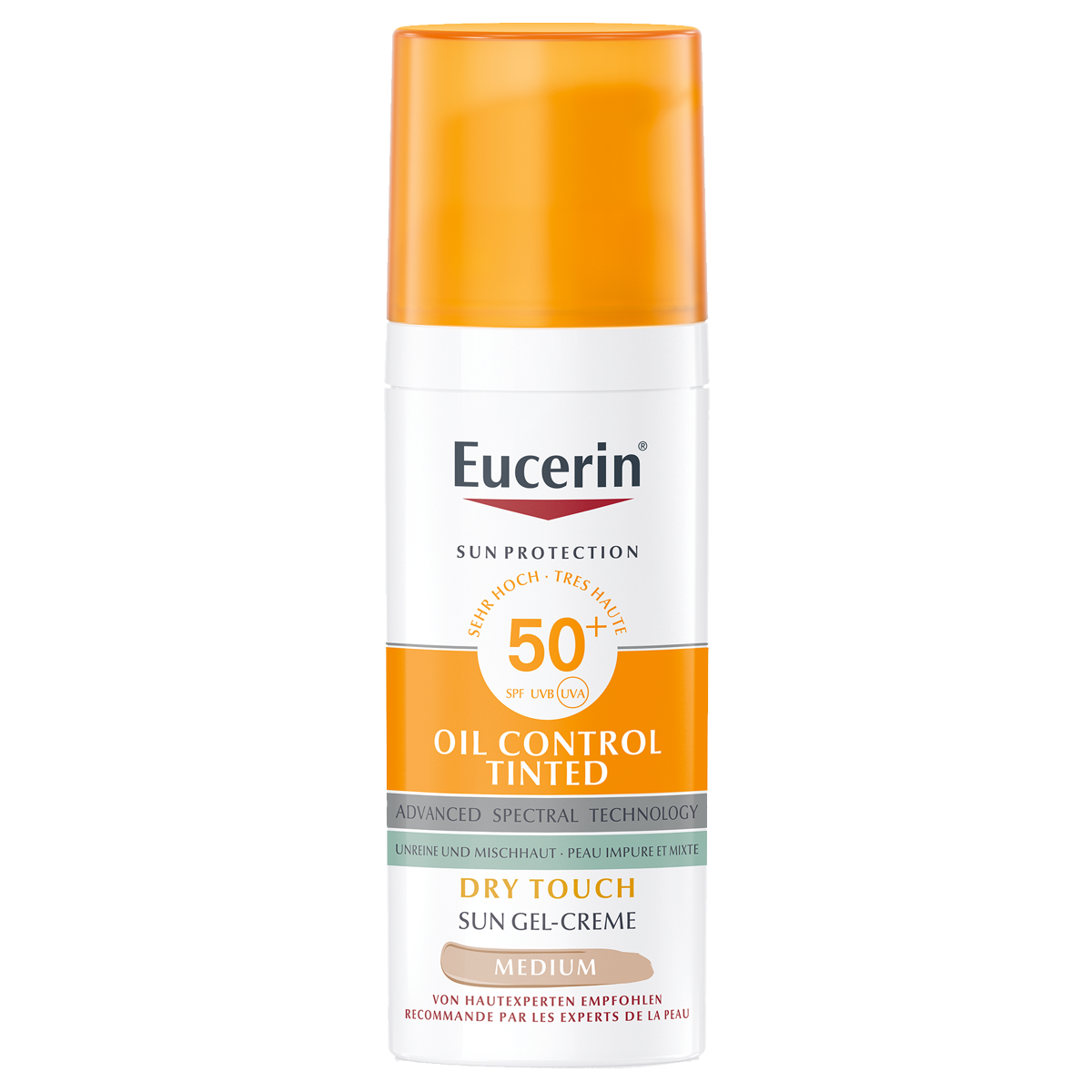 Eucerin Sun Face Oil Control Gel Creme Medium LSF50+ 50 ml Eucerin Sun Face Oil Control Gel Creme Medium LSF50+ 50 ml