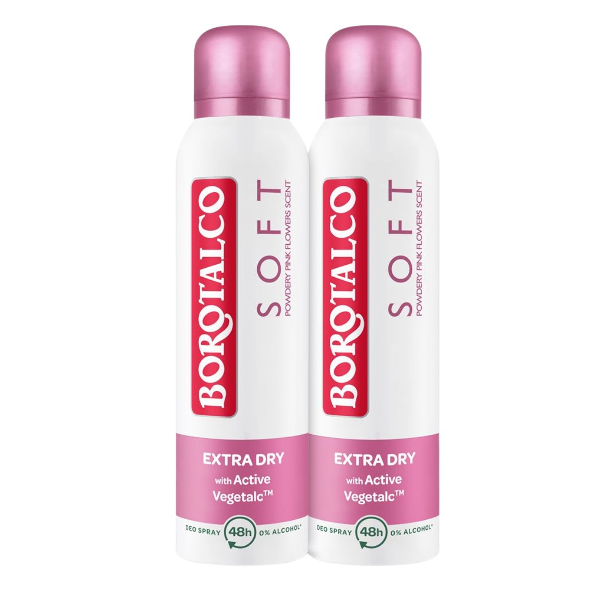 Borotalco Deo Spray Pink Soft 2 x 150 ml