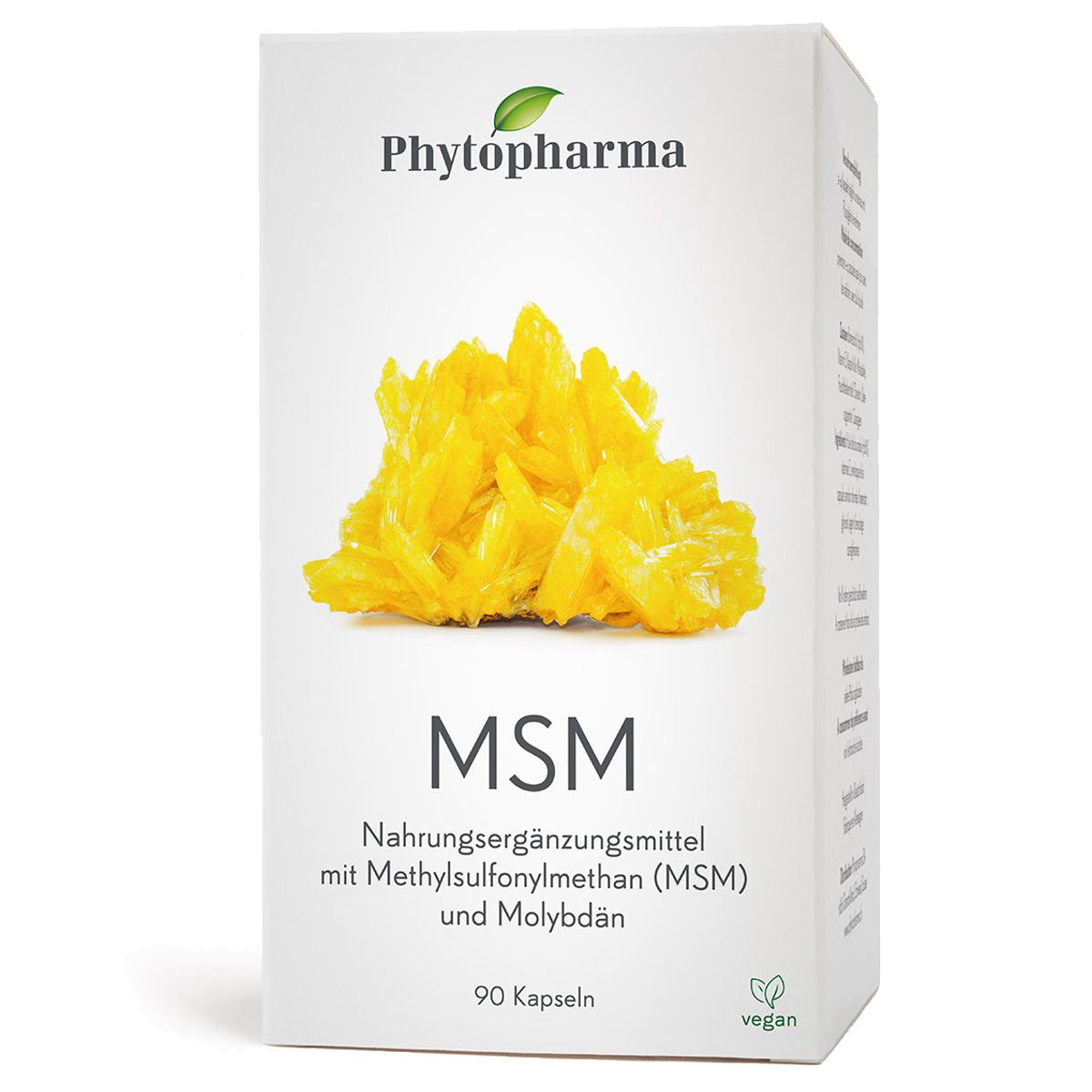 Phytopharma MSM 1000 mg Kapseln 90 Stück Phytopharma MSM 1000 mg Kapseln 90 Stück