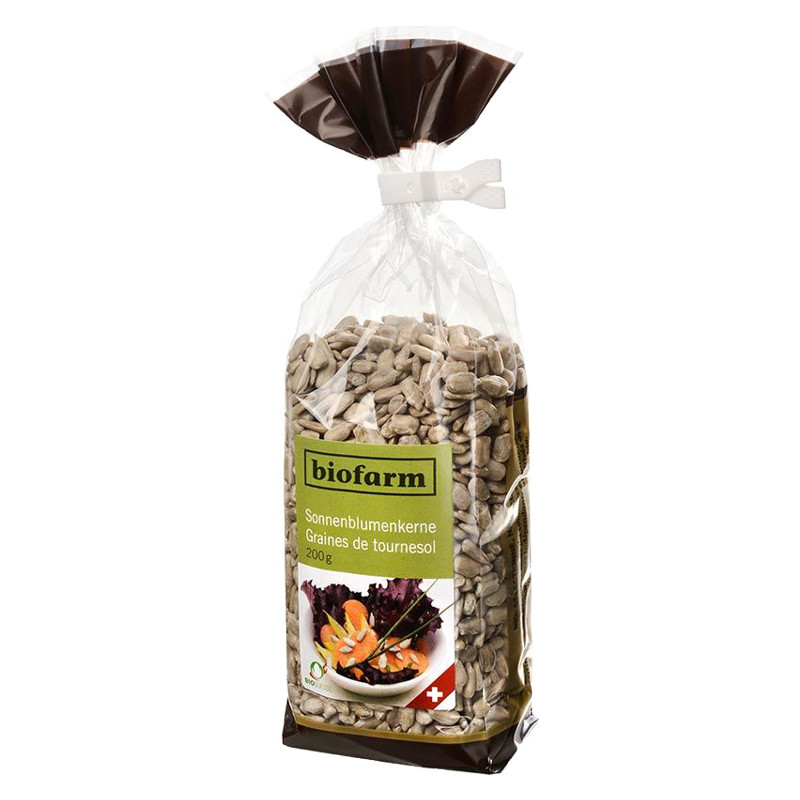 Biofarm Sonnenblumenkerne CH Knospe Beutel 200 g